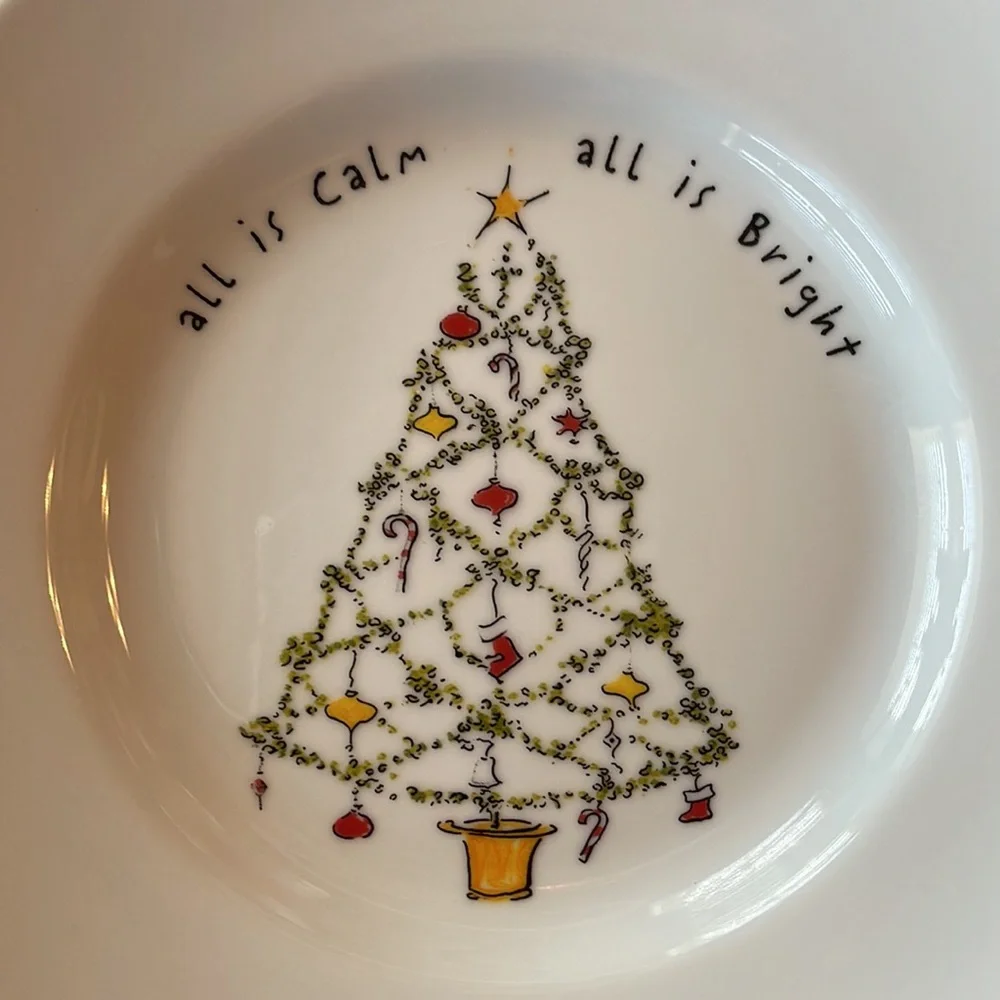 Pottery Barn Holiday Cheer Plates